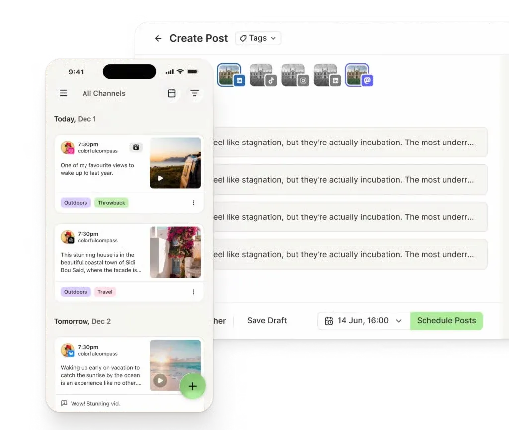 ソーシャルメディア動画配信に最適なAIツールと組み合わせたBufferの投稿スケジューラー