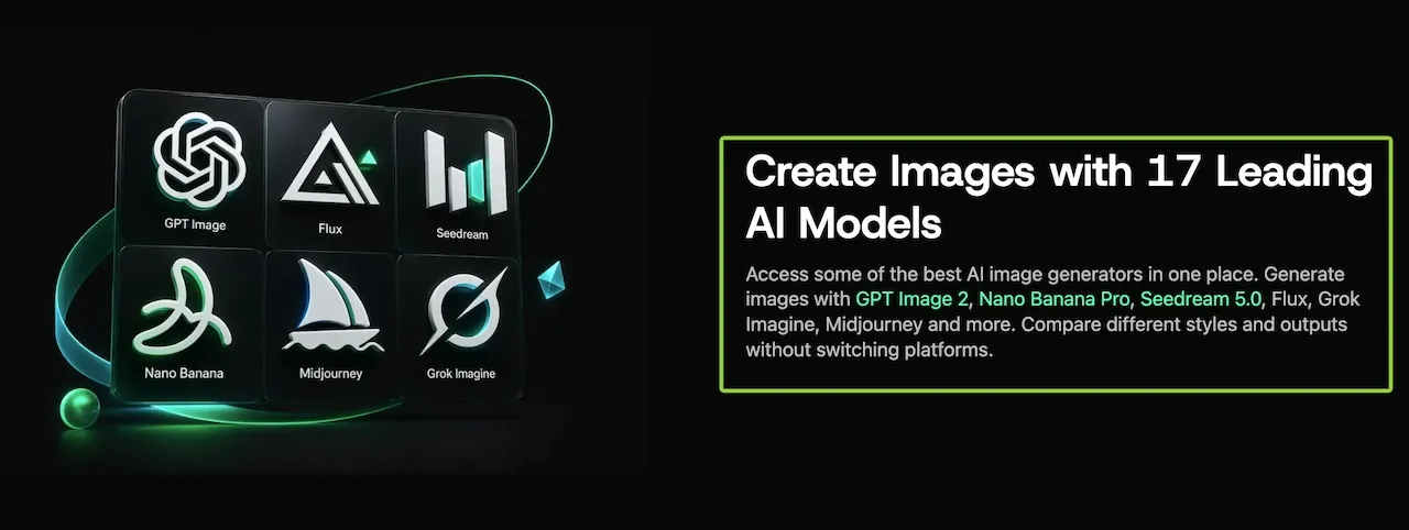 Midjourney、Flux、GPT Imageなど、クリエイティブワークフローに最適なAI画像生成ツールを見つけるために17のモデルを比較する
