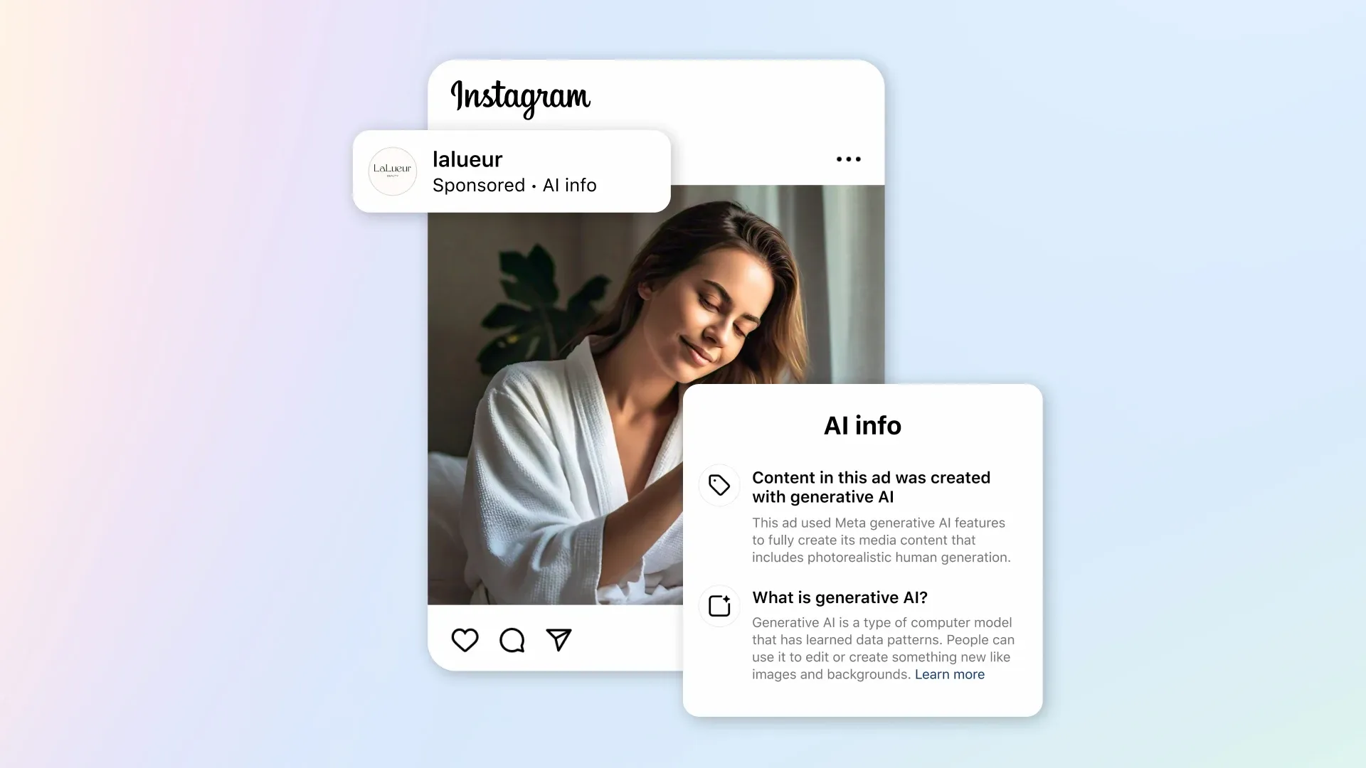 Meta AI disclosure tag on ads made with best AI video generators for Facebook ads 2026.webp