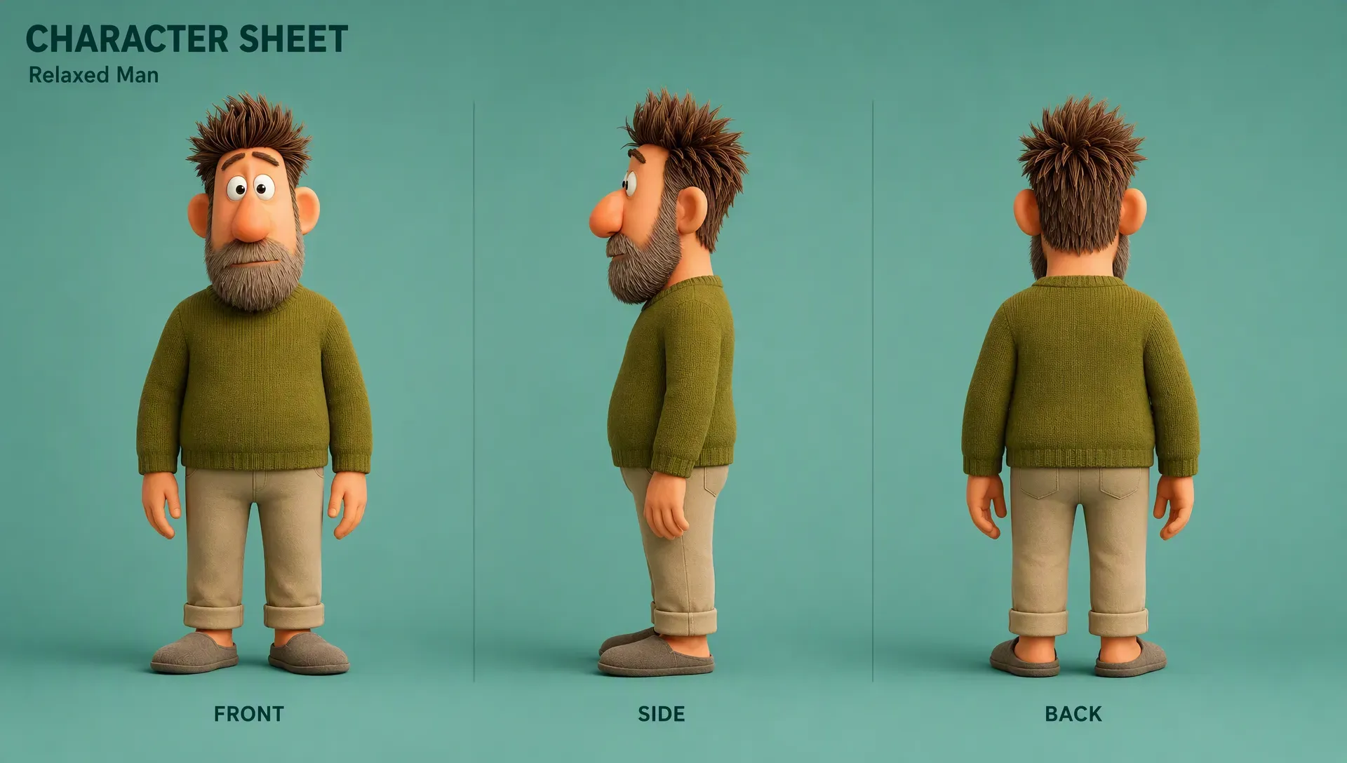 ai animation tutorial - 3 character consistency.webp
