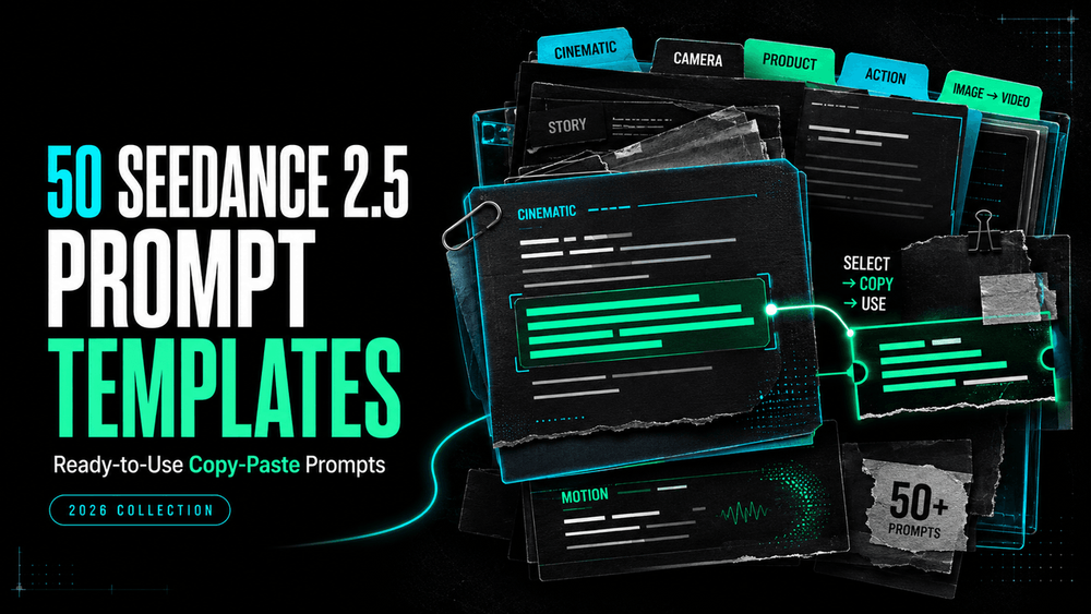 Premium Seedance 2.5 Prompt Templates Collection