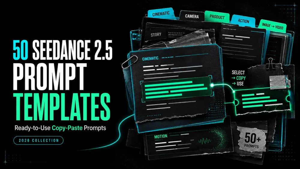 Premium Seedance 2.5 Prompt Templates Collection