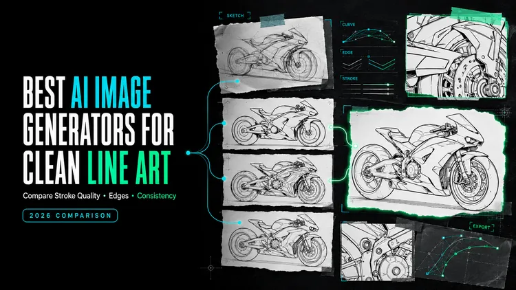 Discover the best ai image generator for line art in our 2026 comparison, featuring clean motorcycle sketches..png