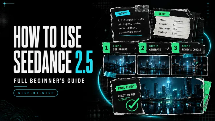 Ultimate Beginner's Guide on How to Use Seedance 2.5